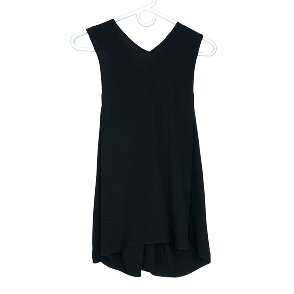 Helmut Lang Black Draped Twist Back Tank - Picture 1 of 6